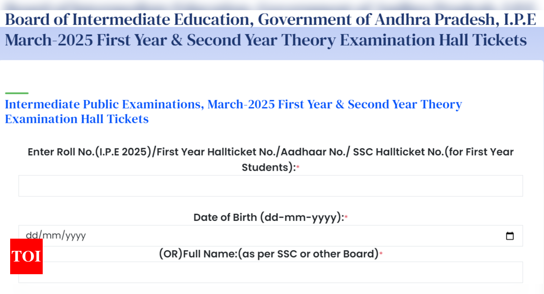 AP Inter Hall Ticket 2025: BIEAP Inter hall tickets 2025 out for 1st and 2nd year exams: Direct link to download here |