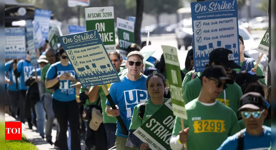 Nearly 60,000 University of California workers strike amid allegations of unfair labor practices and staffing shortages