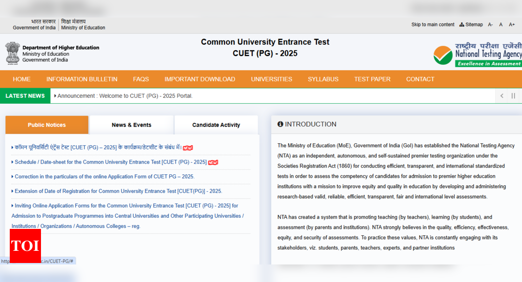 CUET PG city intimation slips expected to release soon: Check important details here