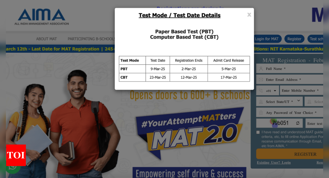 AIMA MAT PBT 2025 admit card released: Check direct link to download and other details